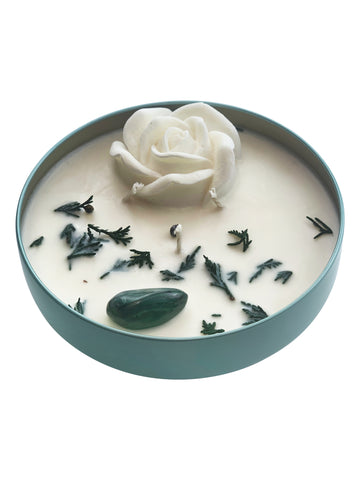 Infinite Healing Soy Candle Green 14oz