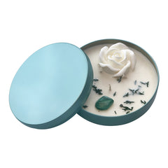 Infinite Healing Soy Candle Green 14oz Malachite Stone