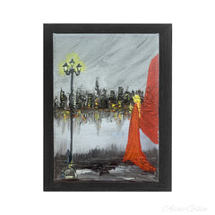 Reiki Charged “Angel Protector” oil painting