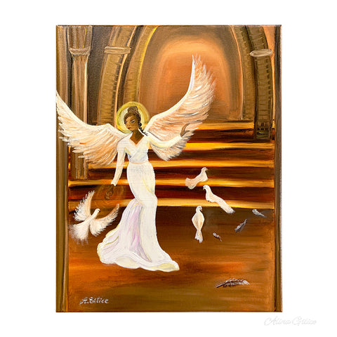 Reiki charged “Angel of Peace” Front