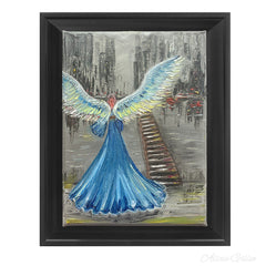 Reiki charged “Angel of Strength” Front